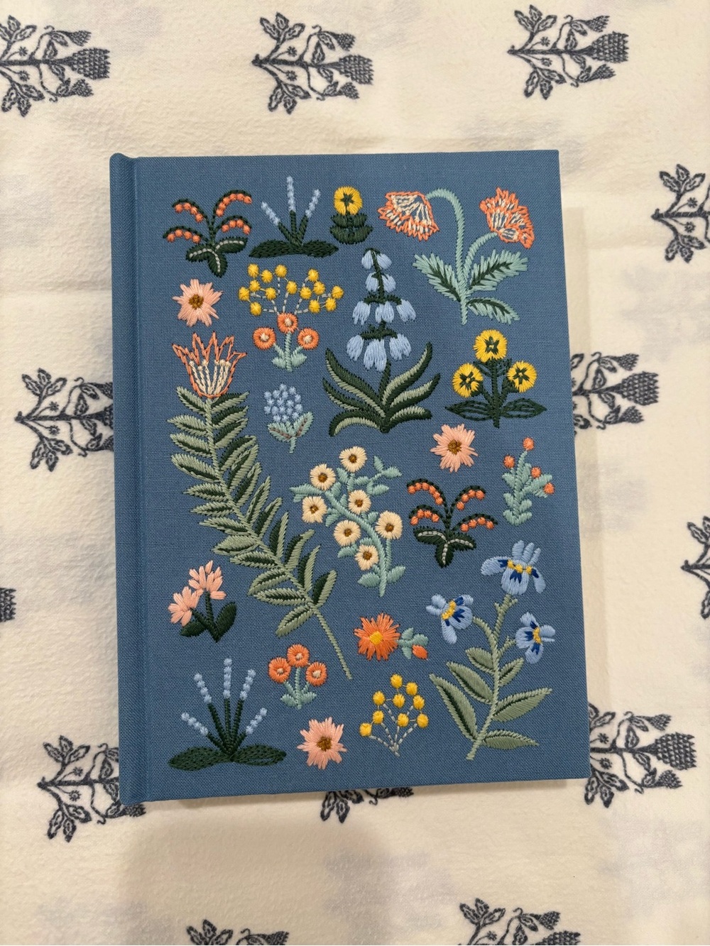 Rifle Paper Co Embroidered Journal - Menagerie Garden